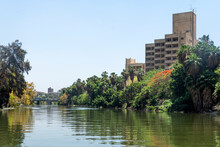 View Of Cairo City And Nile River In Egypt