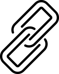 link minimal line icon
