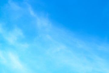 Wall Mural - blue sky with beautiful natural white clouds