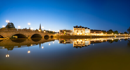 Canvas Print - Bedford bridge on the Great Ouse River