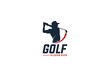 golf logo in white background