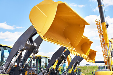 Wall Mural - Front loader buckets