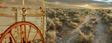 Fototapeta  - Pioneer wagon on the Oregon trail , USA