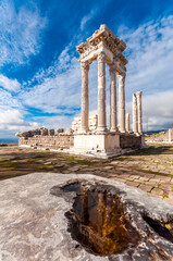 Wall Mural - Pergamum Ancient City in Turkey