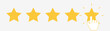 © blessed - Five stars with clicking hand. Quality rank. Best choice illustration. Hand touching last star. Rating sign. Feedback and review set with simple stars shape. Vector EPS 10
