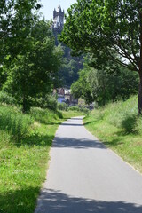 Canvas Print - Uferweg an der Mosel