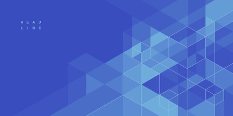 Abstract geometric technological background. Vector creative design.