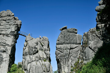 Naklejka na meble climber on top of mountain