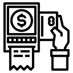 cash line icon