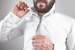 © andranik123 - Businessman fixing his tie. Fashion, Lifestyle