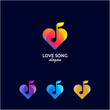 © wulan746 - Love Song Logo Gradient Color