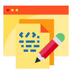 programming flat icon