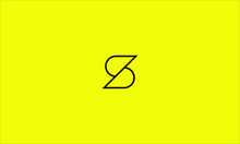 Unique Modern Geometric Creative Elegant Letter S Or Ss Logo Template. Vector Icon.
