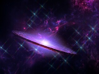 Wall Mural - science fiction wallpaper. beauty of deep space. colorful graphics for background, like water waves,