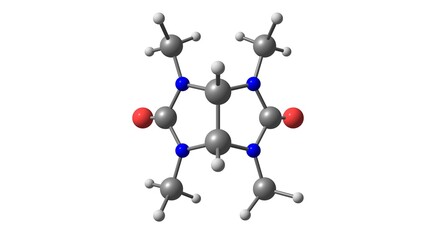 Poster - Mebicar molecular structure isolated on white