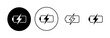 © AAVAA - Battery icon set. battery charge level. battery Charging icon
