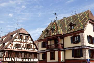 Canvas Print - Alsace - Obernai