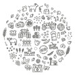 © tettygreen - Set of Agriculture and Farming Line Icons