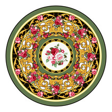 Design Of Plate In Baroque 1
