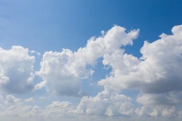 cloudscape background, summer time, beautiful sky