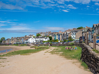 Wall Mural - Arnside village and beach