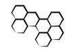 Icono de panal de abeja en fondo blanco.
