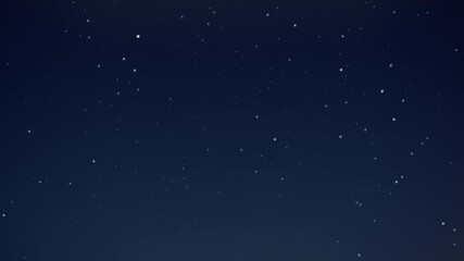 Wall Mural - Beautiful stars shining in a blue night sky. Background. 