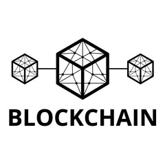 blockchain technology company logo template