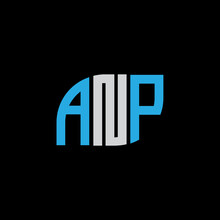 ANP Letter Logo Design On Black Background.ANP Creative Initials Letter Logo Concept.AHP Letter Design.
