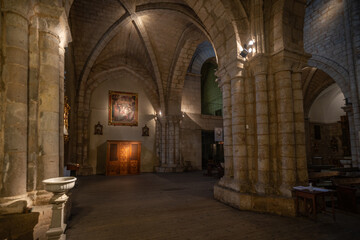 iglesia gótica de San Miguel en Palencia Castilla España