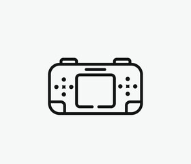 Poster - Joystick vector icon. Editable stroke. Symbol in Line Art Style for Design, Presentation, Website or Apps Elements, Logo. Pixel vector graphics - Vector