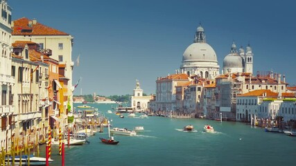 Wall Mural - Grand Canal and Basilica Santa Maria Della Salute, Venice, Italy