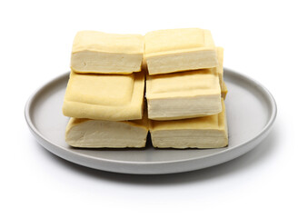 Poster - Tofu on a white background