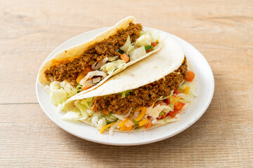 Sticker - Mexican tacos with minced chicken