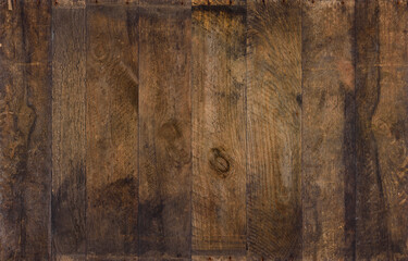 Wall Mural - wood background from old planks. wooden texture of vintage weathered reclaimed barn wood, with rusty
