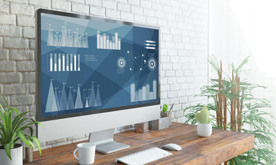Poster - computer desktop data