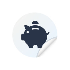 Wall Mural - Piggy Bank - Sticker