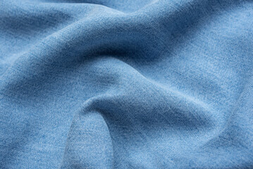 Summer ultra-thin tencel denim fabric background