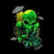 psychic alien tattoo witchcraft doll