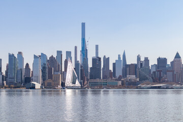 Wall Mural - Beautiful Modern Midtown Manhattan Skyline with Tall Skyscrapers in New York City