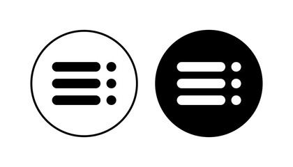 Menu Icon set. web menu icon. hamburger menu symbol
