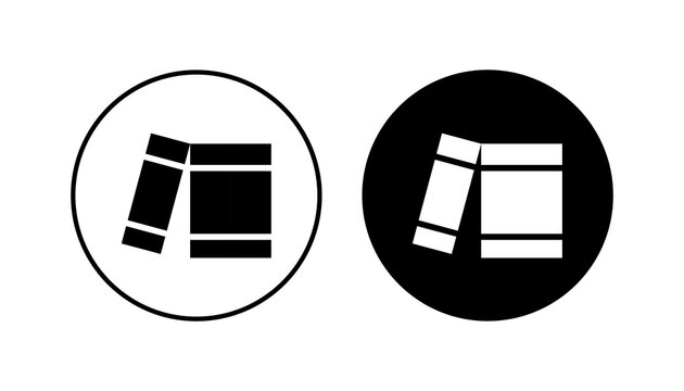 Library icon set. education icon vector