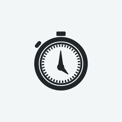 Wall Mural - timer vector icon illustration sign 