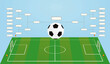 Soccer bracket scheme. vector illustration