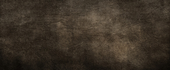 Poster - Grey background texture in old vintage paper design with black border, old antique metal background illustration in earthy coffee color