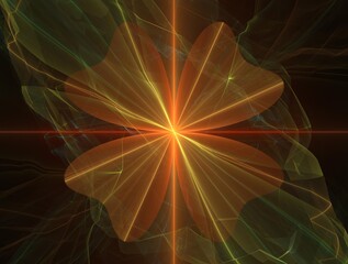 Imaginatory fractal background generated Image