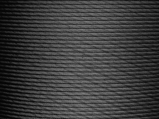 Wall Mural - steel wire rope sling texture, black and white style