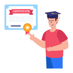 Wall Mural - Online Certificate 

