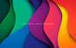Colorful fluid background dynamic textured geometric element. Modern gradient light vector illustration.