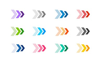 Poster - Modern web arrows colourful set, great design for any purposes. Cursor icons set. Arrow vector collection. 